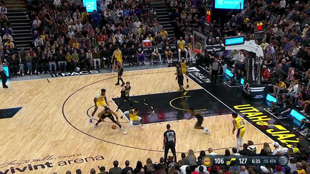 【2022年11月08日 湖人vs爵士集锦】战旧主真是毫不客气 塔克抢断反击战斧劈扣