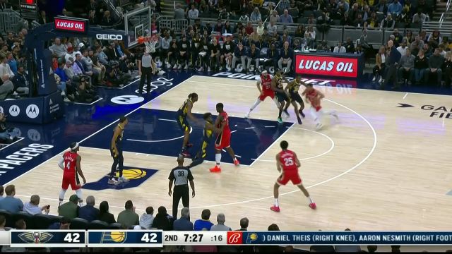 【2022年11月08日 鹈鹕vs步行者集锦】平地一声雷 锡安篮下接球挂筐暴扣