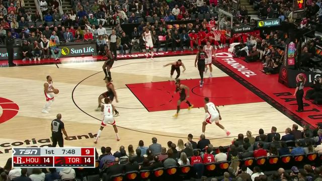 【2022年11月10日 火箭vs猛龙集锦】戈登突破过人 直捣黄龙极致后仰