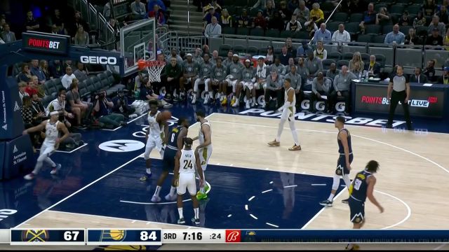 【2022年11月10日 掘金vs步行者集锦】防了个寂寞！波特胯下妙传小乔丹转身暴扣