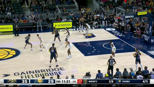 【2022年11月10日 掘金vs步行者集锦】该我上场表演了！马图林连砍14分率队吹起反击号角