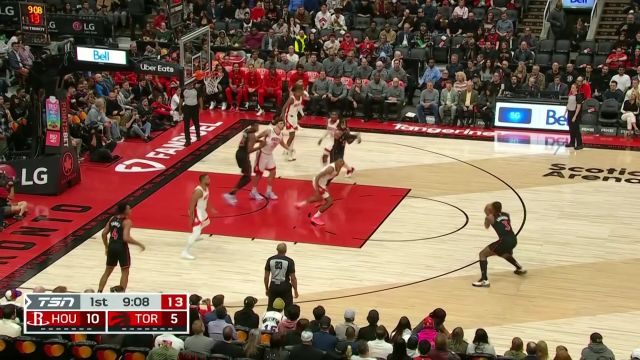 【2022年11月10日 火箭vs猛龙集锦】三分如连珠炮弹 阿奴诺比外线出手连中三记三分