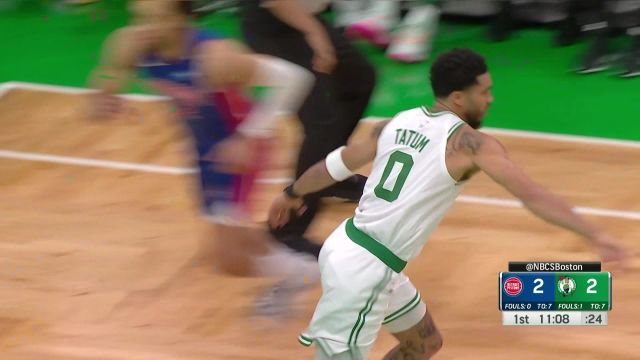 【2022年11月10日 活塞vs凯尔特人集锦】开局秒进杀伤模式 塔图姆灵蛇吐信冲击篮下得手