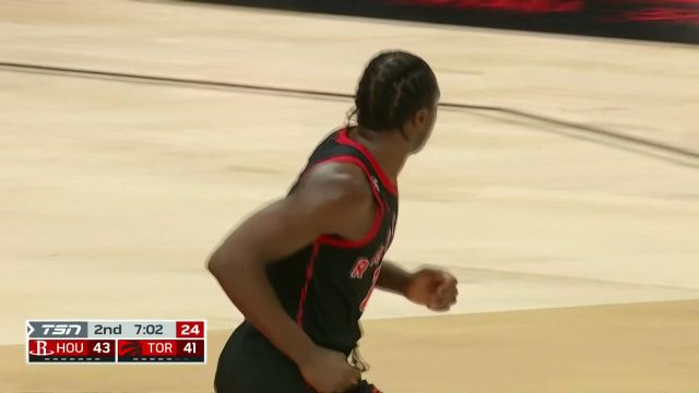 【2022年11月10日 火箭vs猛龙集锦】平地一声雷 阿奴诺比双手暴扣势大力沉