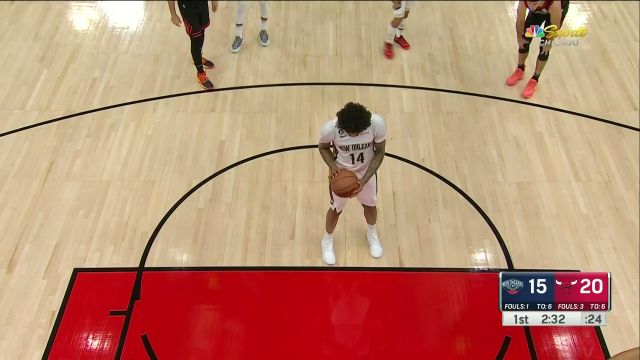 【2022年11月10日】 NBA常规赛：鹈鹕vs公牛第1节原声解说回放