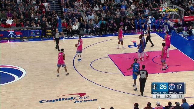 【2022年11月11日】NBA常规赛：独行侠vs奇才第1节英文原声回放