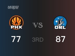 三节战罢，魔术87-80领先太阳，末节再战
