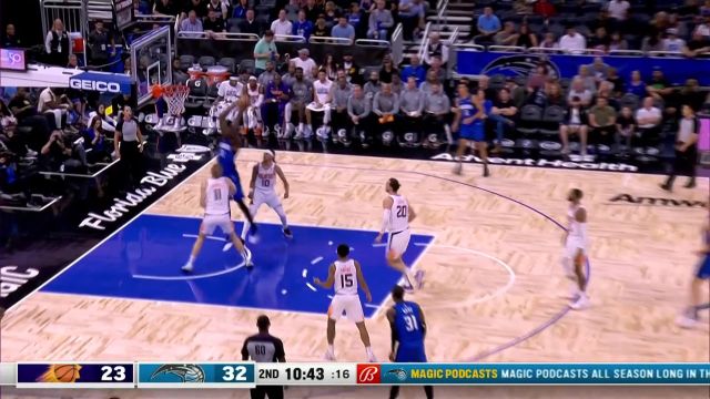 【2022年11月12日 太阳vs魔术集锦】套路深海底针 瓦格纳三分线假投真传班巴起飞暴扣