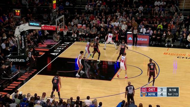 【2022年11月12日 活塞vs尼克斯集锦】我预判了你的预判！艾维半道截胡疾驰连线博扬快攻打进