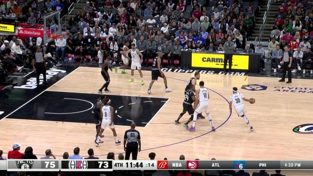 【2022年11月13日 篮网vs快船集锦】小库里vs快船集锦 替补登场22分 末节揽14分奠定胜局