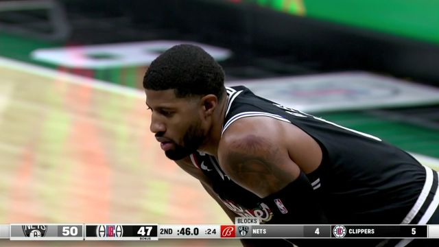 【2022年11月13日 篮网vs快船集锦】来而不往非礼也！杜兰特与乔治两大核心各挨一帽