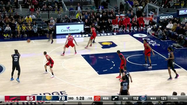 【2022年11月13日 猛龙vs步行者集锦】完美抛物线！马图林迎人三分手起刀落