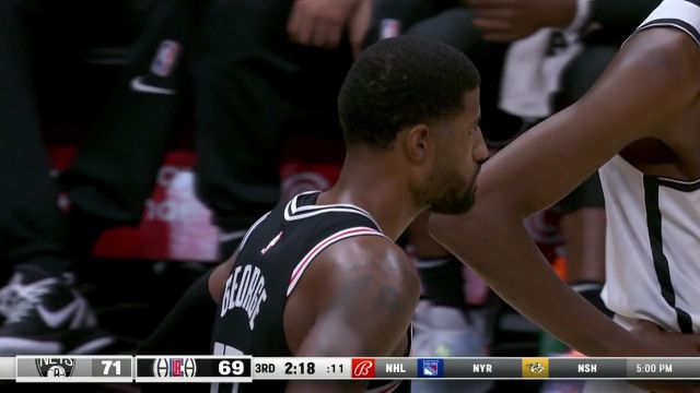 【2022年11月13日 篮网vs快船集锦】看得一清二楚！篮网默契配合难逃乔治法眼送上大帽