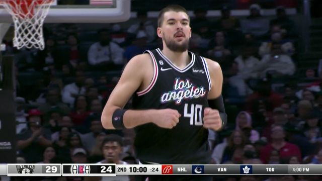 【2022年11月13日 篮网vs快船集锦】开山伐木无法阻挡！祖巴茨挡拆顺下招牌怒扣