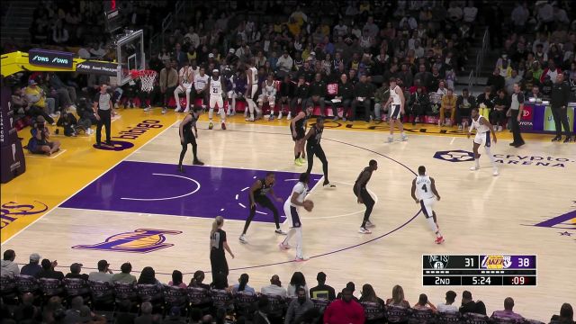 【2022年11月14日 篮网vs湖人集锦】完全杀疯了 浓眉称霸篮下连续轰炸篮网禁区