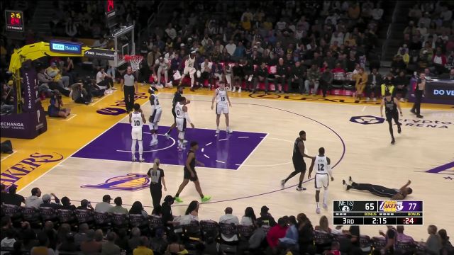 【2022年11月14日 篮网vs湖人集锦】死神降临！杜兰特弧顶干拔三分还有加罚