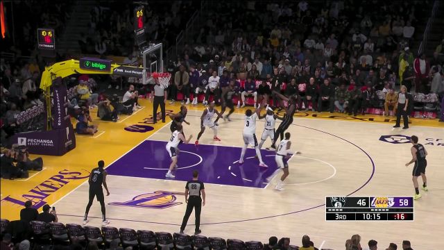 【2022年11月14日 篮网vs湖人集锦】攻传一体！杜兰特翻身后仰送出妙传助克拉克斯顿轻松点进