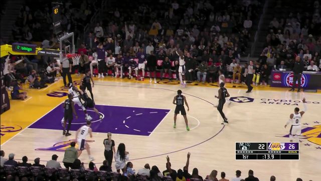 【2022年11月14日 篮网vs湖人集锦】刻在骨子里的了解 威少绕后拦截大帽杜兰特