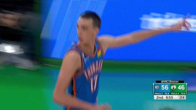 【2022年11月15日 雷霆vs凯尔特人集锦】小小的身体大大的能量 波库禁区强起补扣势大力沉