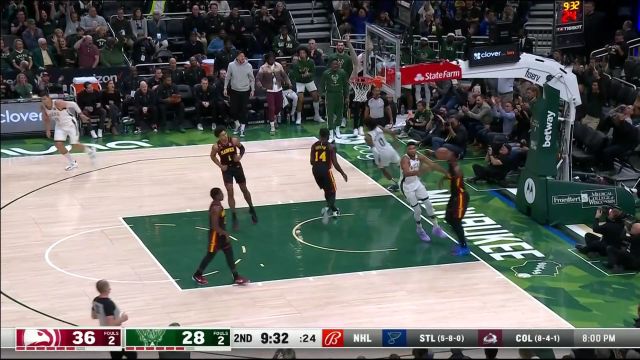 【2022年11月15日 老鹰vs雄鹿集锦】字母哥加速给反击 不看人妙传博尚单臂砸扣