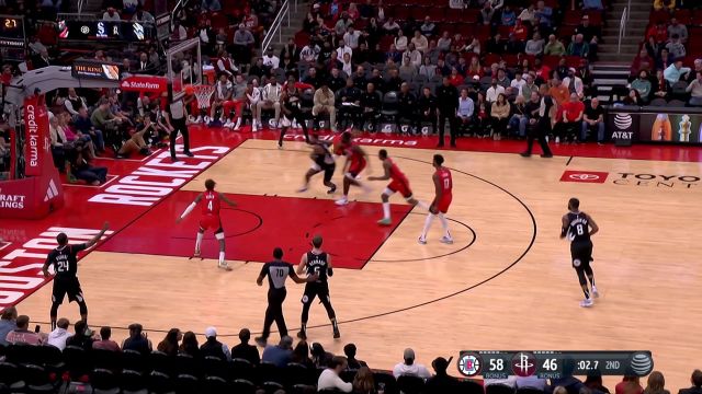 【2022年11月15日 快船vs火箭集锦】背后伸出遮天大手 加鲁巴如影随形大帽保罗乔治