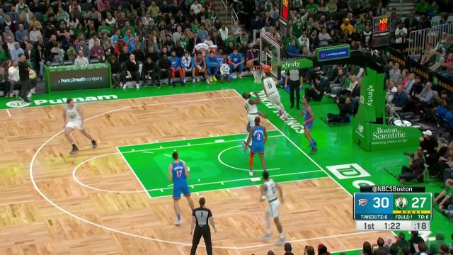 【2022年11月15日 雷霆vs凯尔特人集锦】手感热得发烫！多尔特空位三分应声入网