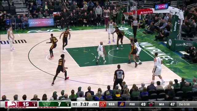 【2022年11月15日 老鹰vs雄鹿集锦】等候多时！博尚埋伏篮下顶飞防守两分打进还加罚