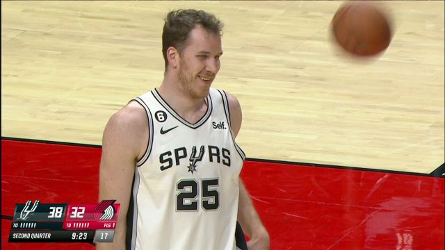 【2022年11月16日】马刺vs开拓者英文原声全场回放