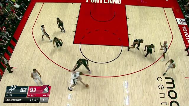 【2022年11月16日 马刺vs开拓者集锦】文班亚马不要了？珀尔特尔突破挑篮完成反超