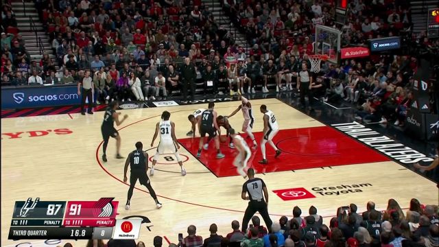 【2022年11月16日 马刺vs开拓者集锦】抢断反击一气呵成 瓦塞尔信马由缰滑翔暴扣