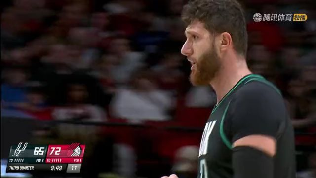 【2022年11月16日】马刺vs开拓者第3节中文解说回放