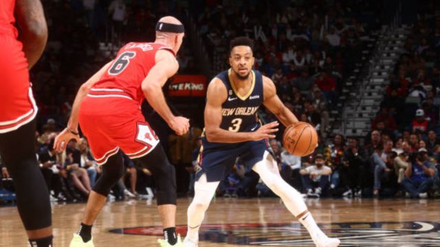 【2022年11月17日 公牛vs鹈鹕集锦】公牛110-124鹈鹕 麦科勒姆23+8鹈鹕喜提三连胜