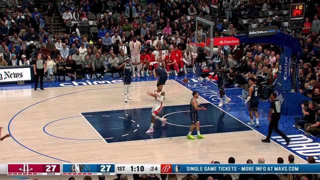 【2022年11月17日 火箭vs独行侠集锦】加鲁巴火速助攻出球不停球 小马丁奇袭虐筐重扣