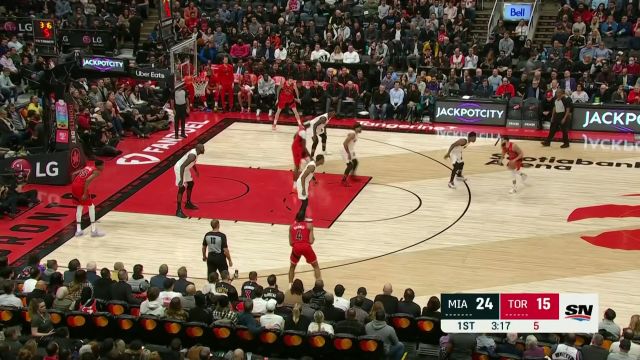 【2022年11月17日 热火vs猛龙集锦】难度系数直线上升！巴恩斯金鸡独立三分涮网而入