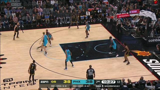 【2022年11月17日 勇士vs太阳集锦】想让我当背景板？奥科吉只手遮天拒绝格林劈扣