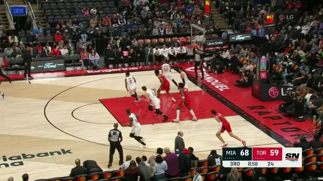 【2022年11月17日 热火vs猛龙集锦】交给我放心就好！马丁超远制导巴特勒一马当先反击暴扣