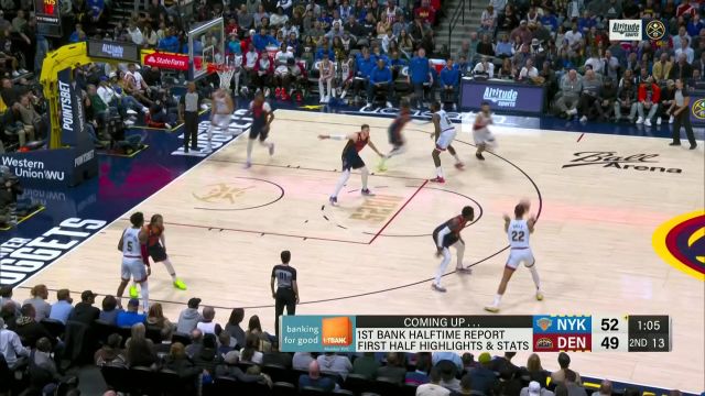 【2022年11月17日 尼克斯vs掘金集锦】赛季首个三分！纳吉外线拔枪甩狙直击靶心