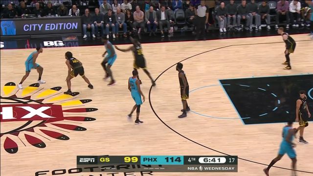 【2022年11月17日 勇士vs太阳集锦】面对老东家丝毫不手软 李张弓搭箭连中三分