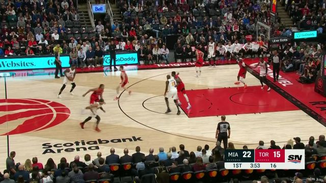 【2022年11月17日】热火vs猛龙第1节中文解说回放