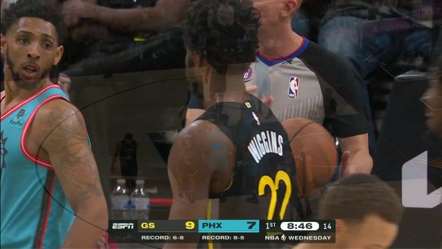 【2022年11月17日】NBA常规赛：勇士vs太阳第1节原声解说回放