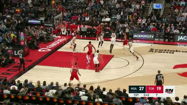 【2022年11月17日 热火vs猛龙集锦】热火104-112猛龙 阿奴诺比全场最高32分率队取胜