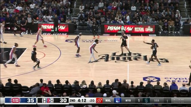 【2022年11月18日 活塞vs快船集锦】杰克逊三分球一箭穿心 博格丹诺维奇以牙还牙