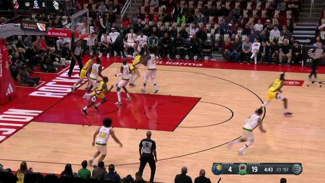 【2022年11月19日 步行者vs火箭集锦】杰伦史密斯四分位长传 哈里伯顿接球起飞肆虐篮筐