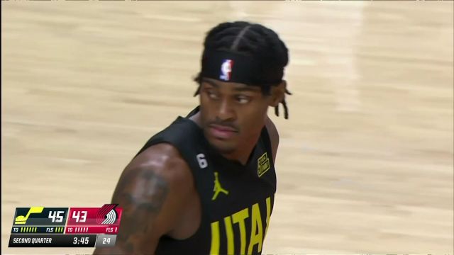 【2022年11月20日】NBA常规赛：爵士vs开拓者第2节原声解说回放