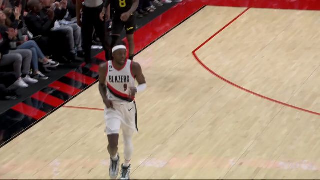 【2022年11月20日 爵士vs开拓者集锦】这个兰特也很硬！格兰特干拔三分将比分追至1分