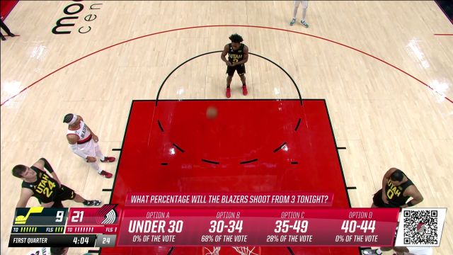 【2022年11月20日】NBA常规赛：爵士vs开拓者第1节中文解说回放