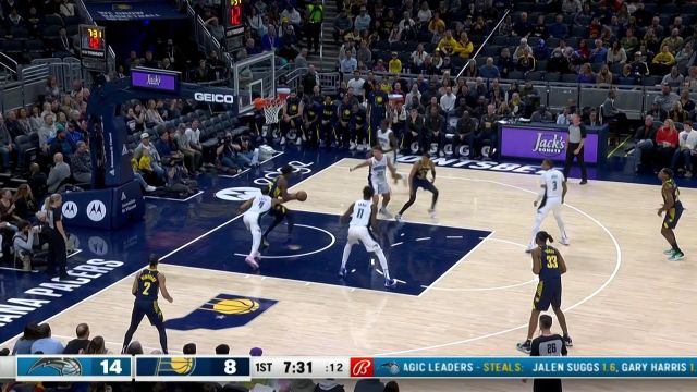 【2022年11月20日 魔术vs步行者集锦】不是哈利伯顿是哈利波特！哈利伯顿假动作晃翻防守助飞史密斯