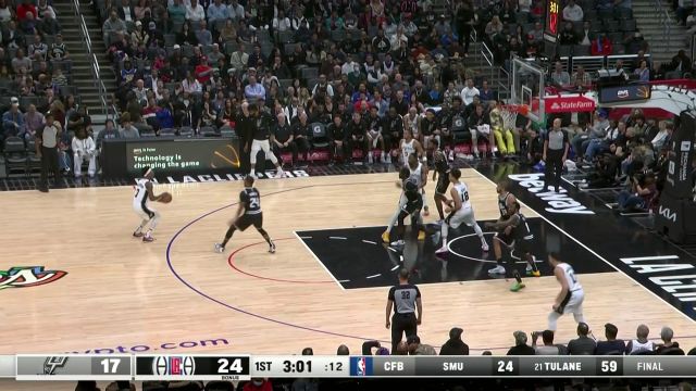 【2022年11月20日】马刺vs快船第1节中文解说回放