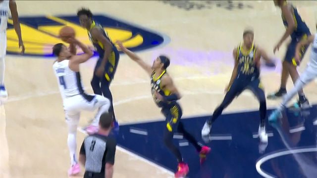 【2022年11月20日 魔术vs步行者集锦】攻防转换教科书 萨格斯单挑防守翻身跳投稳稳命中