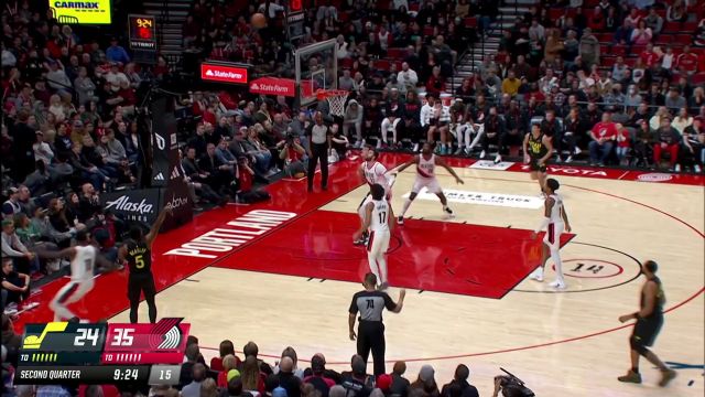 【2022年11月20日 爵士vs开拓者集锦】三分箭如雨下！比斯利手感火热连中3记三分